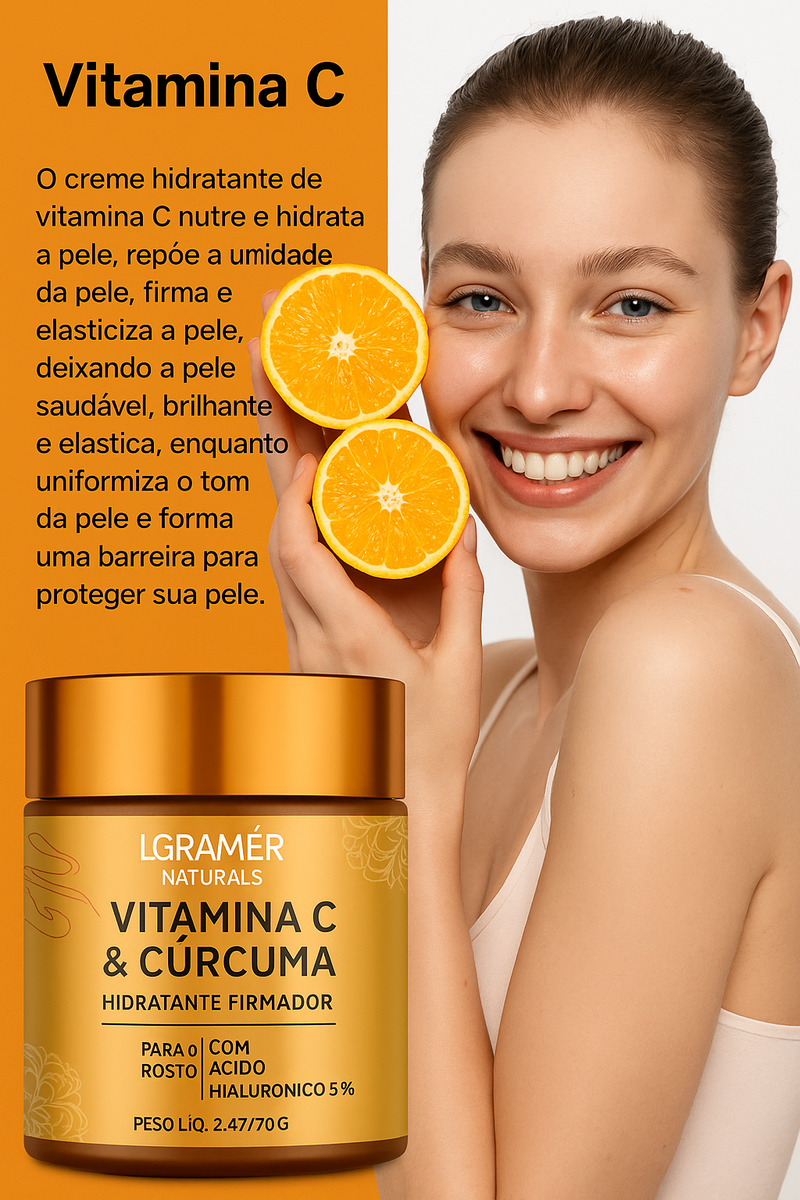 Cacial Turmeric and Vitamin C Cream - Aura Dourada
